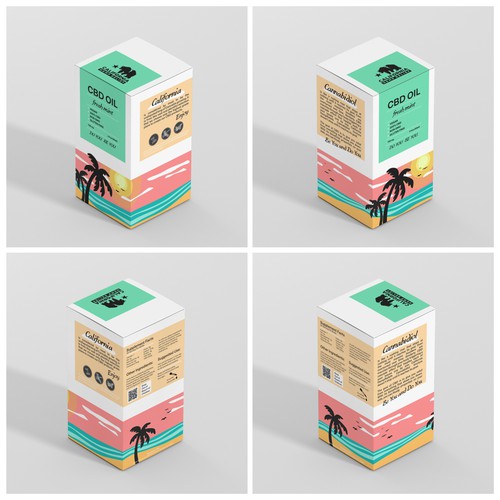 Box design for CBD OIL