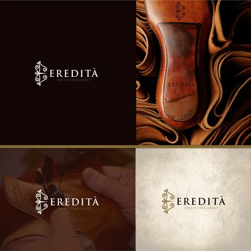 Logo Design for hand craftsmanship and high quality shoes for Eredità Shoes