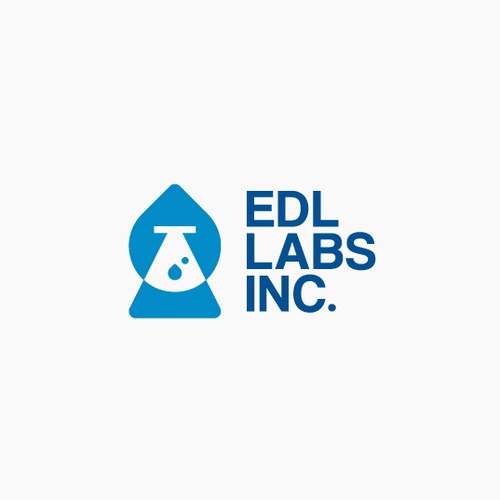 Water-testing lab logo concept