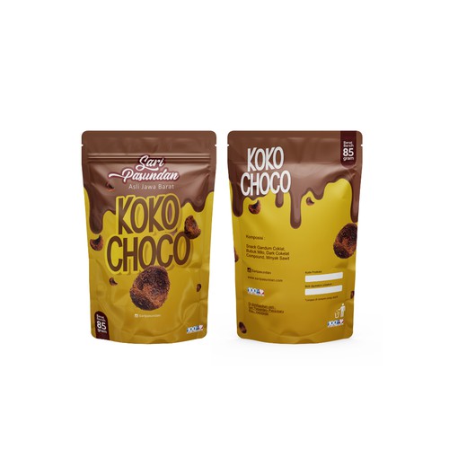 Wheat Snack Choco Varian Package