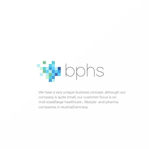 Logo concept for medical services company