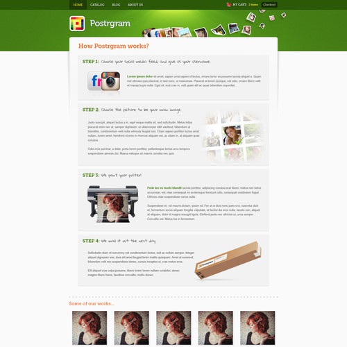 Postrgram: Web Design