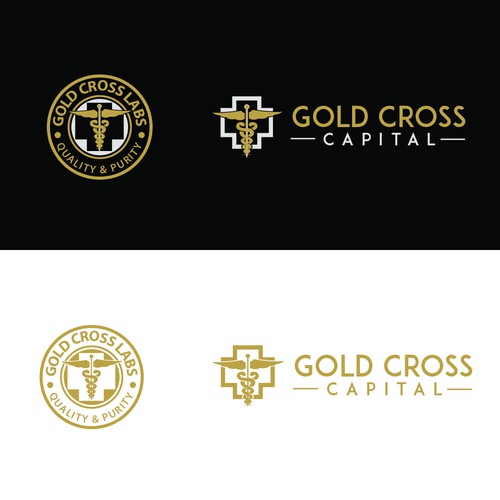 Winning design for "Gold Cross Capital"