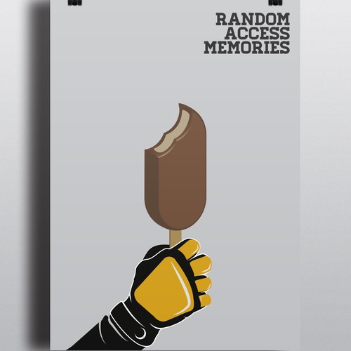 Daft Punk concert poster