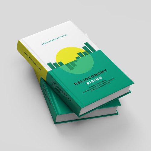Book about sustainable economy. Cover design project