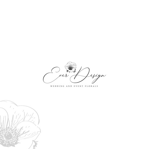 Logo design for event florist.
