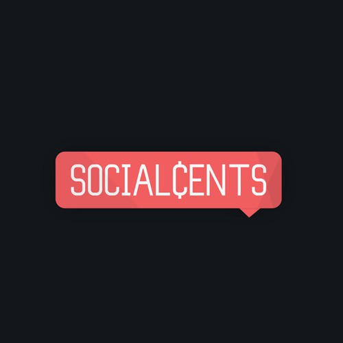 Logo design for social cents