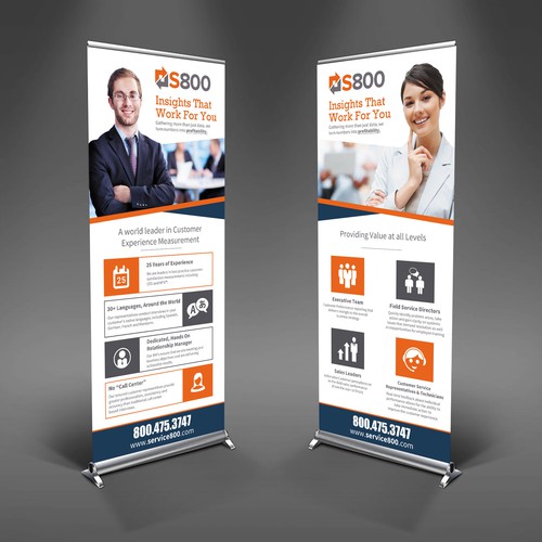 S800 stand banner