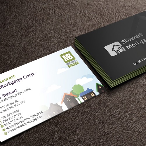 Modern but not corporate business card