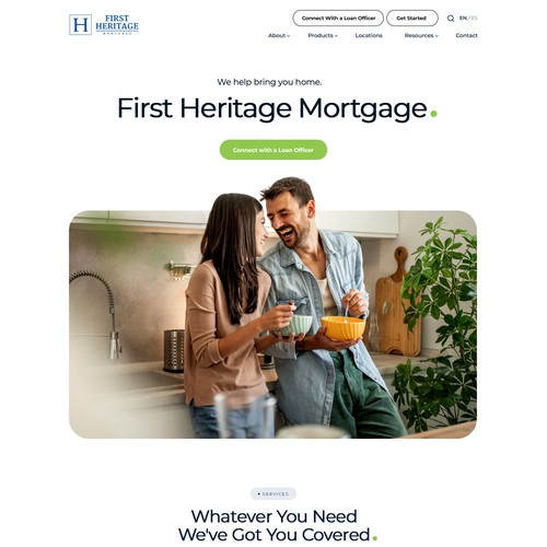 First Heritage Mortgage Website