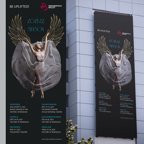 Tradeshow banner to promote ballet company's 