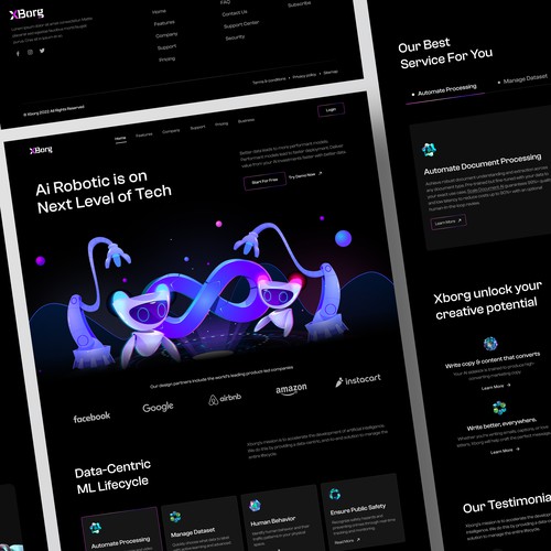 Xborg - Artificial Inteligence Website