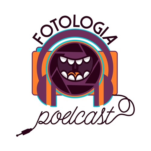 Cheeky logo concept for a photography podcast