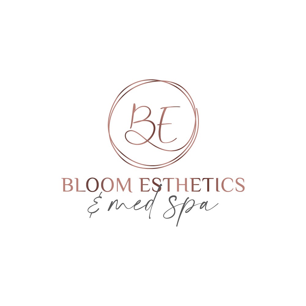 Feminine esthetics and med spa design. Design play with “BE”