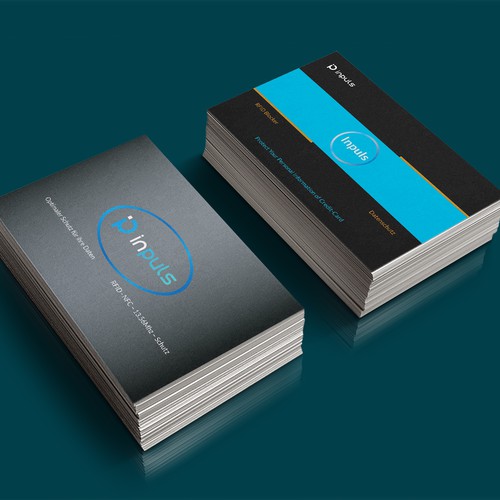 Business Card Blue-White2