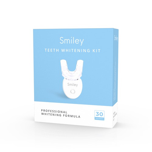 Smiley Whitening Gel Kit Box Design