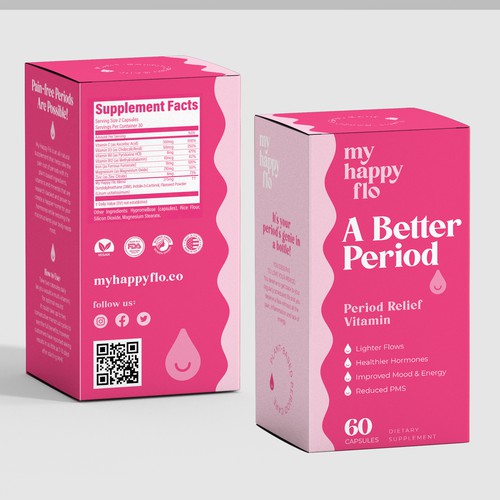 My Happy Flo A Better Period Box Design