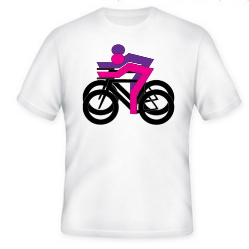 Create a unique, hip, t-shirt design for Cycling enthusiasts