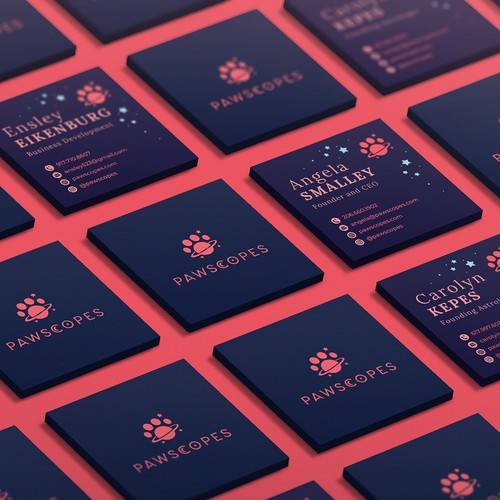 Pawscopes business cards