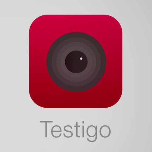 App icon for a Camera App called 'Testigo'