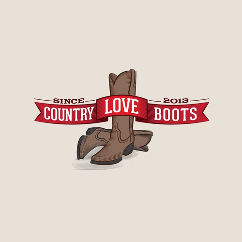 catchy logo with vintage design for a company of manufacturing, distributing and retailing of western boots