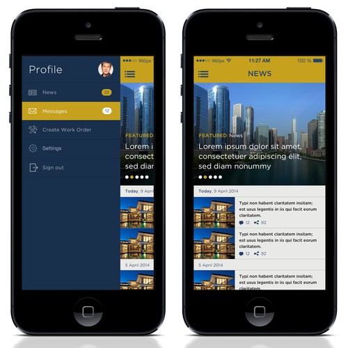 Create an app for a real estate community.