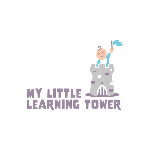 Logo concept for "my little learning tower"