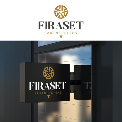 Logo design for FIRASET PARTNERSHIPS.