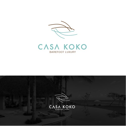 Sophisticated logo for a Luxury Villa in the Mexican Riviera