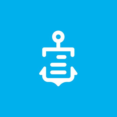 Mind-anchored logo for healthcare staffing platform
