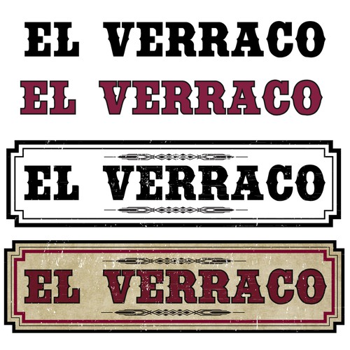 Logo for El Verraco hot sauce! 