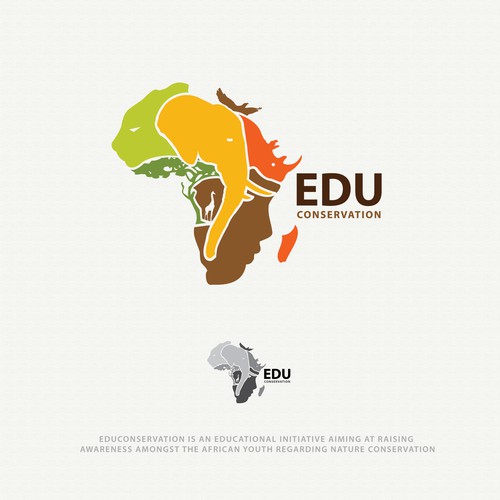 illustrative logo concept for Edu Conservation