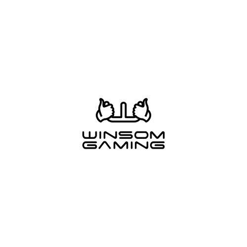 Unique W gaming logo design