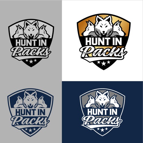 Hunt In Packs logo design