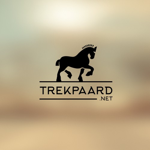 Logo for website about belgian draft horses