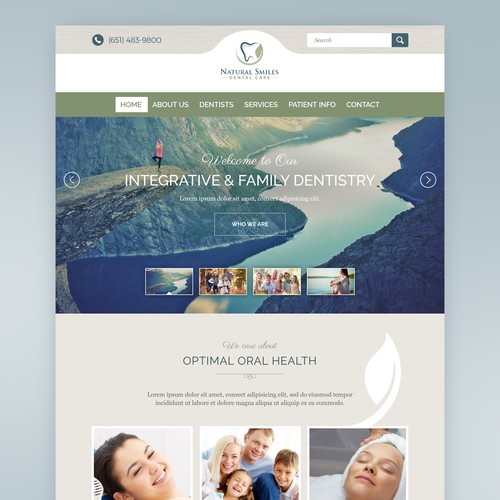 Website Design | Natural Smiles Dental Care