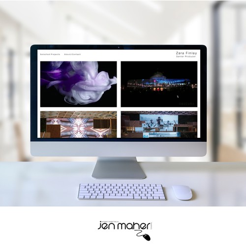 Portfolio Site for a Senior Producer
