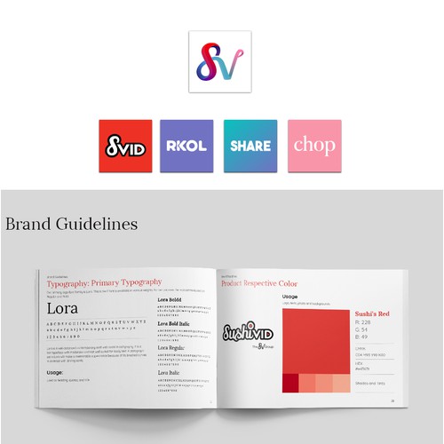 Logo and Brand guidelines for the SV Group