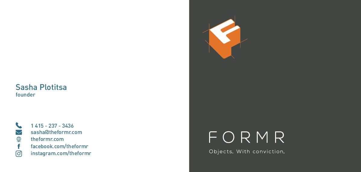 business cards for formr
