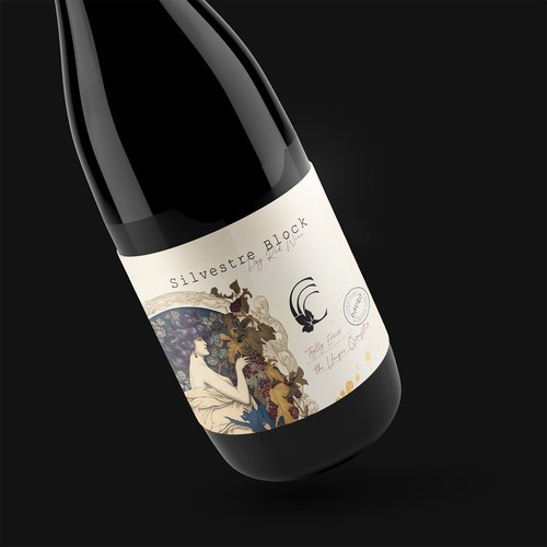 Herritage label for SIlvestre Block Wine