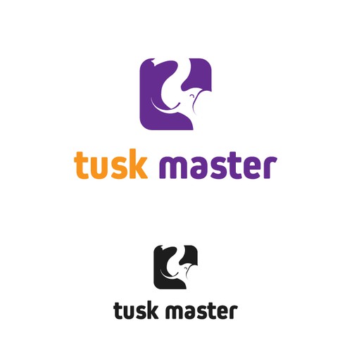 Elephant-Themed Mobile App Logo Design