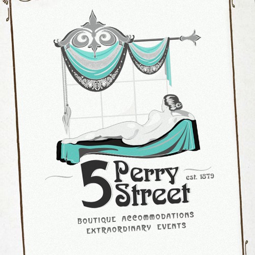 Logo concept for Boutique beachfront hotel in Victorian Cape May