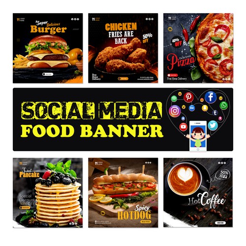 Social media food Banner Design
