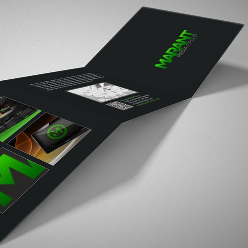 Create the next brochure design for Marant Media Group