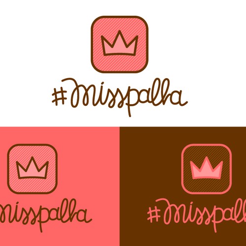 Create the logo for #MISSPALHA, delicious chocolat sweet!/ Crie o logo para a #MISSPALHA, palhas italianas deliciosas
