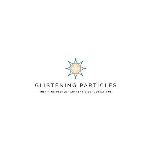 Glistening Particles logo