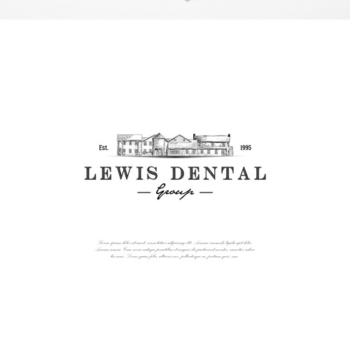 rustic design for a dental group