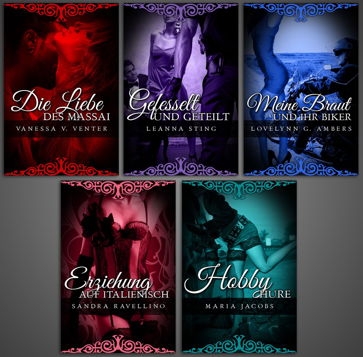 Author needs covers for an erotic ebook series