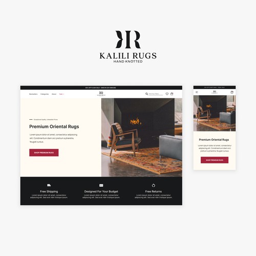 Kalili Rugs Website