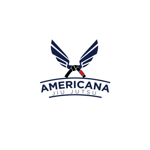 Americana Jiu Jitsu Logo Design